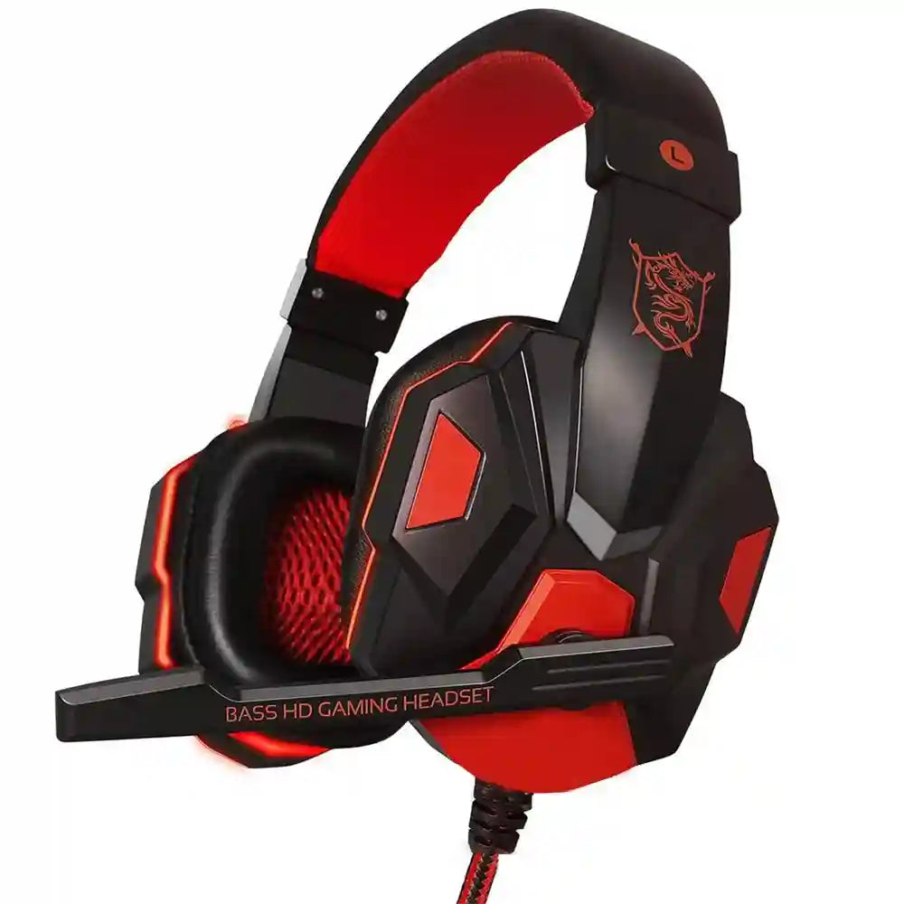 Wired Gaming Headset with Microphone - Over-Ear Precision Audio Tidesmit