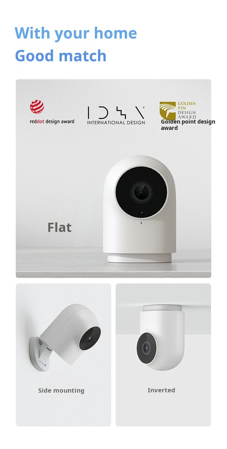 Aqara G2H Pro Smart Camera 1080P HD Gateway Hub Edition Night Vision Mobile Zigbee WIFI IP Surveillance Camera For HomeKit APP