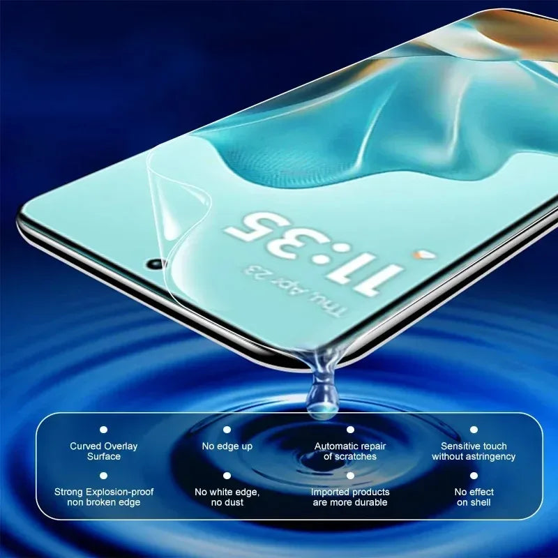 Motorola Edge 60 Fusion Hydrogel Screen Protector 5-Pack - Case Friendly Tidesmit