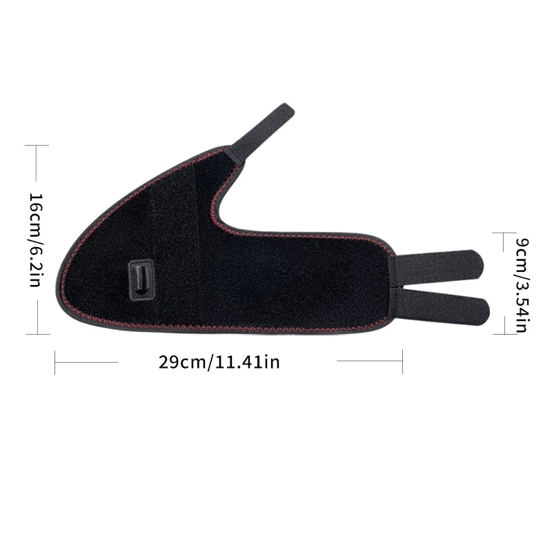 Electric Ankle Massager with Heat and Vibration for Targeted Recovery Relaxation Treatment Tidesmit