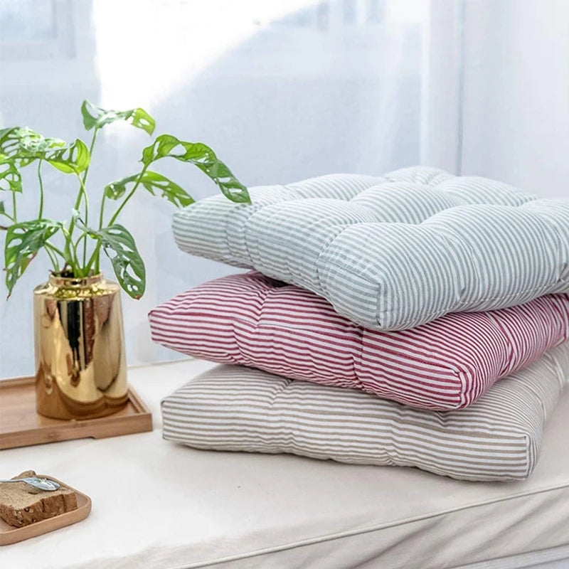 Large Square Round Floor Seat Cushion Cotton and Linen Tatami Floor Pillow Thick Cushions Seating Garden Chair Cushion Seat Pad