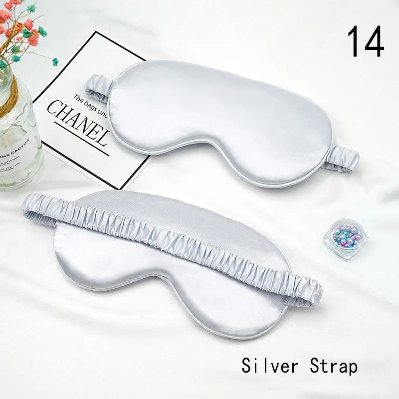 Imitated Silk Eye Mask for Sleeping Breathable Eyeshade Cover Sleeping Mask for Travel Nap Soft Comfort Blindfold Night Eyepatch