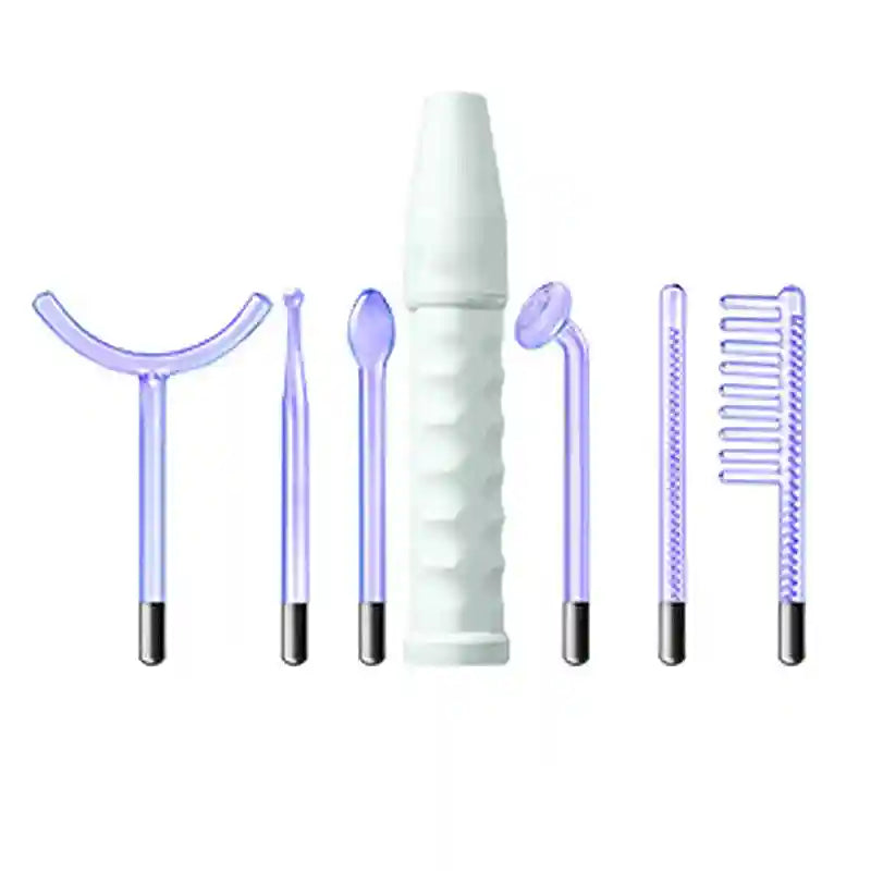 High Frequency Facial Wand: Acne Treatment & Skin Tightening - Purple Eye Massage Instrument PURPLE Tidesmit