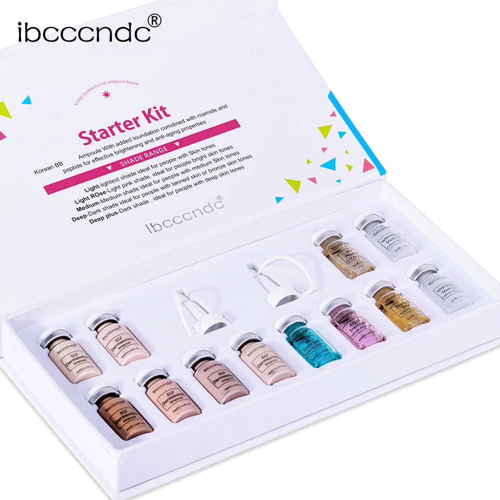Tidesmit Korea BB Cream Glow starter kit with Niacinamide and Peptide for radiant face makeup and skin care