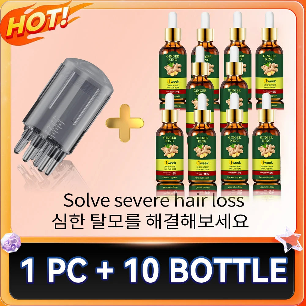 Hair Growth Serum - Root Activation & Density Treatment | Tidesmit Relaxation Treatment 1PC with 10bottles Tidesmit