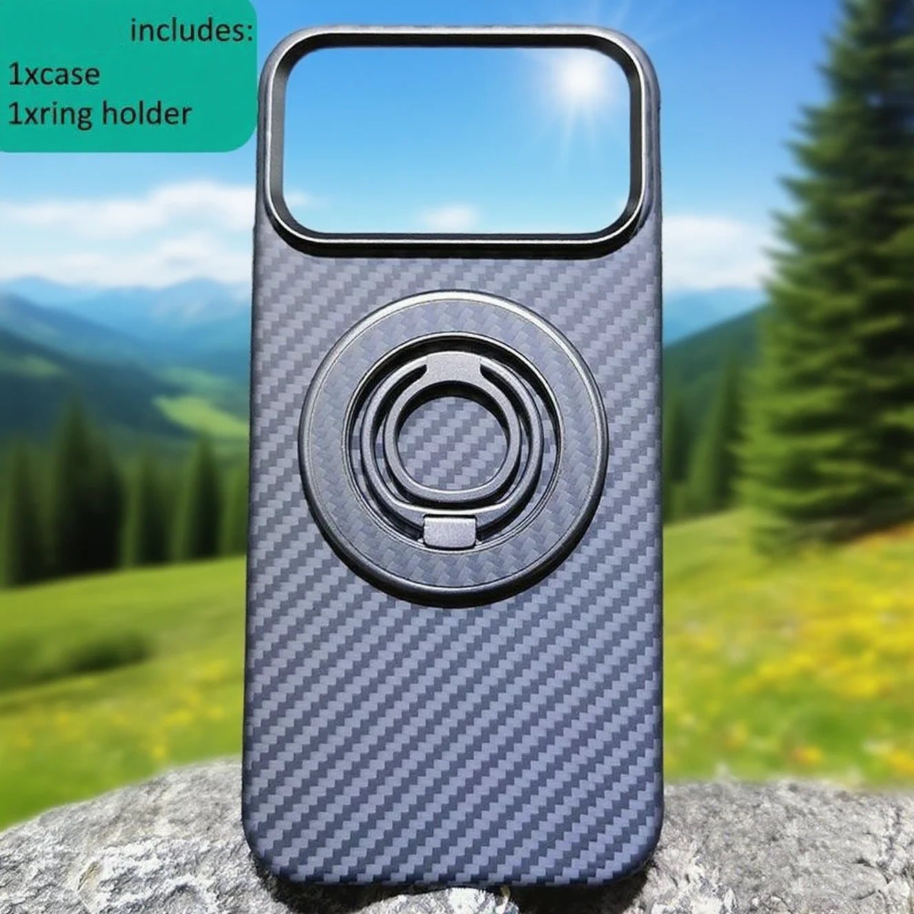 Aramid Fiber iPhone 17 Pro Max Case | Slim Military-Grade Cover Black 1500 Denier-1 Tidesmit
