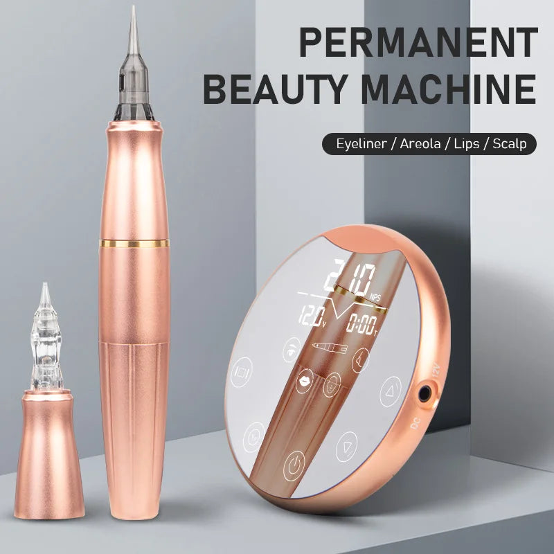 PMU Machine Kit for Professional Eyebrow & Lip Microblading - Tidesmit Permanent Makeup Machines Tidesmit