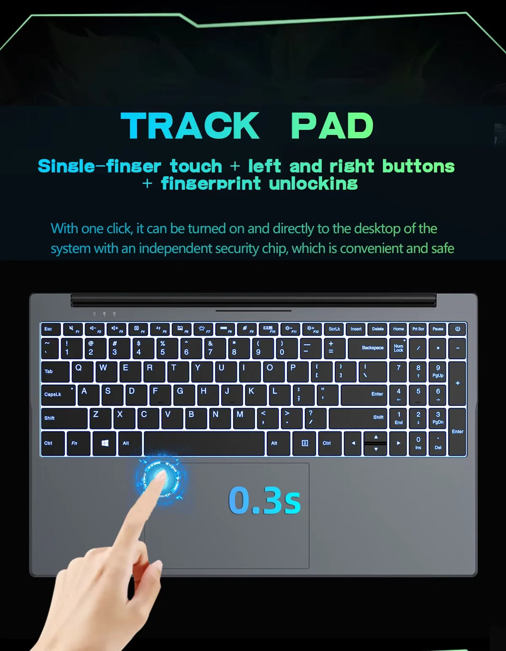 Fingerprint Unlock Notebook Computer Backlight Windows 11 Laptop Intel Core I9 10980HK 16GB RAM 1TB SSD 15.6' Business Computer
