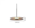 Nordic Minimalist Chandelier Pendant Light | Modern LED Decor L 38CM Horizontal China Mainland Tidesmit