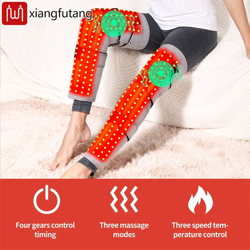 Red Light Therapy Leg Wrap for Knee Pain Relief - EU Tech Wellness Relaxation Treatment Tidesmit