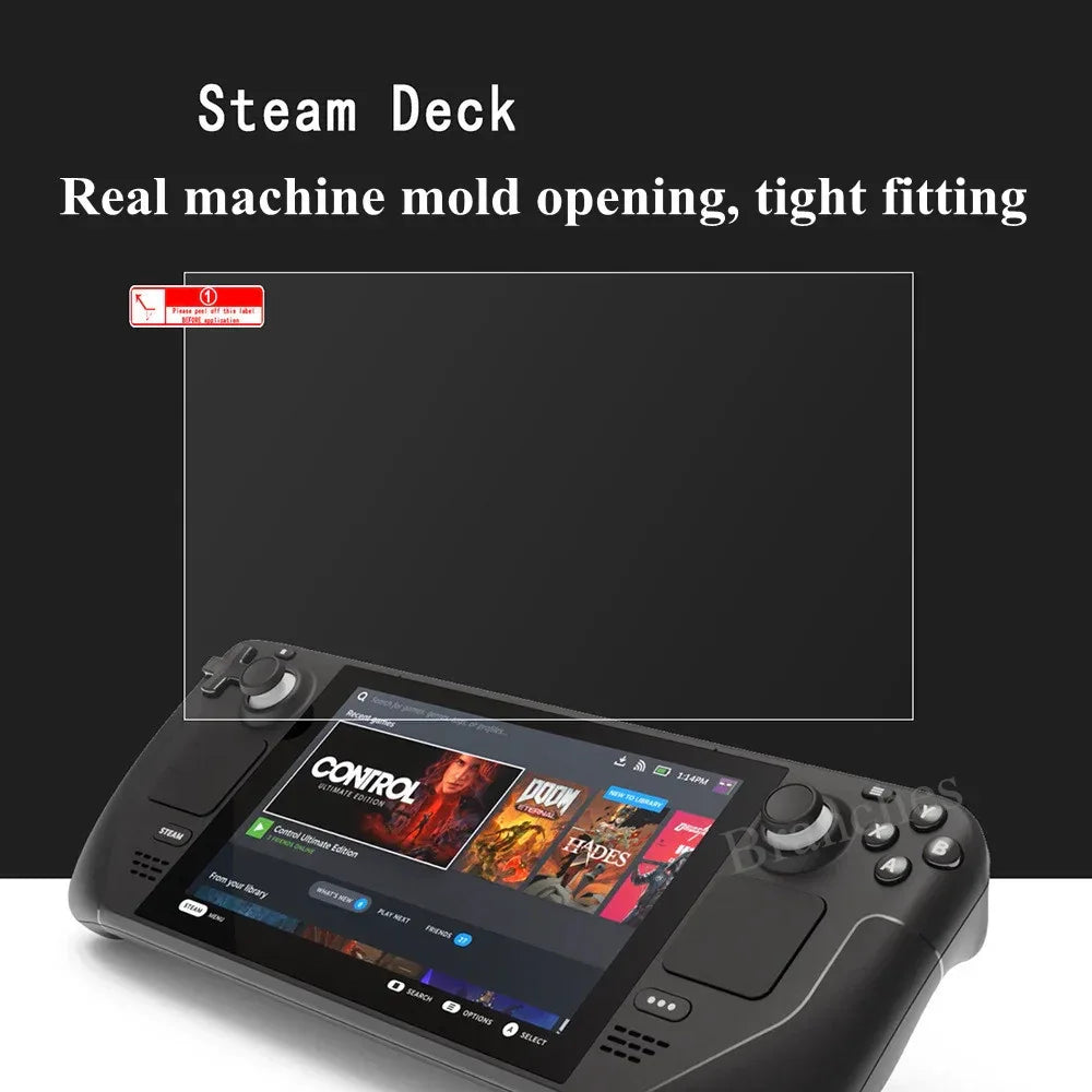 Steam Deck OLED Tempered Glass Screen Protector 9H Hardness (1-3 Pack) Tidesmit
