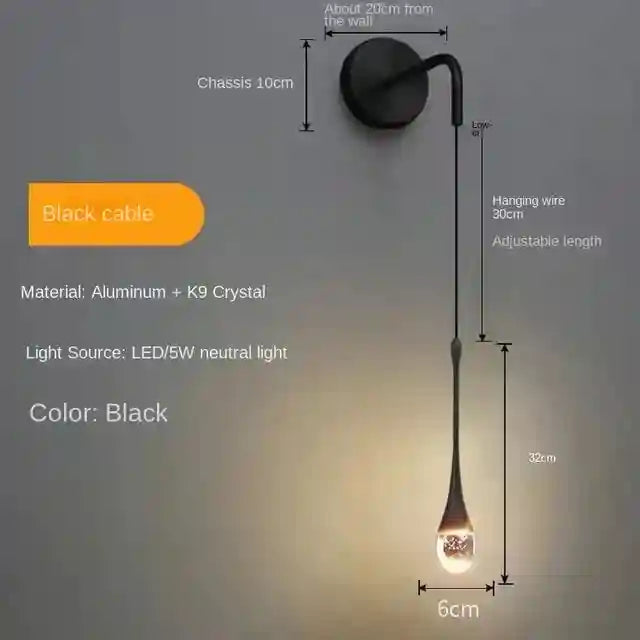 Bubble Crystal Pendant Ring Light for Modern Dining Rooms | Tidesmit I style-1head Tidesmit