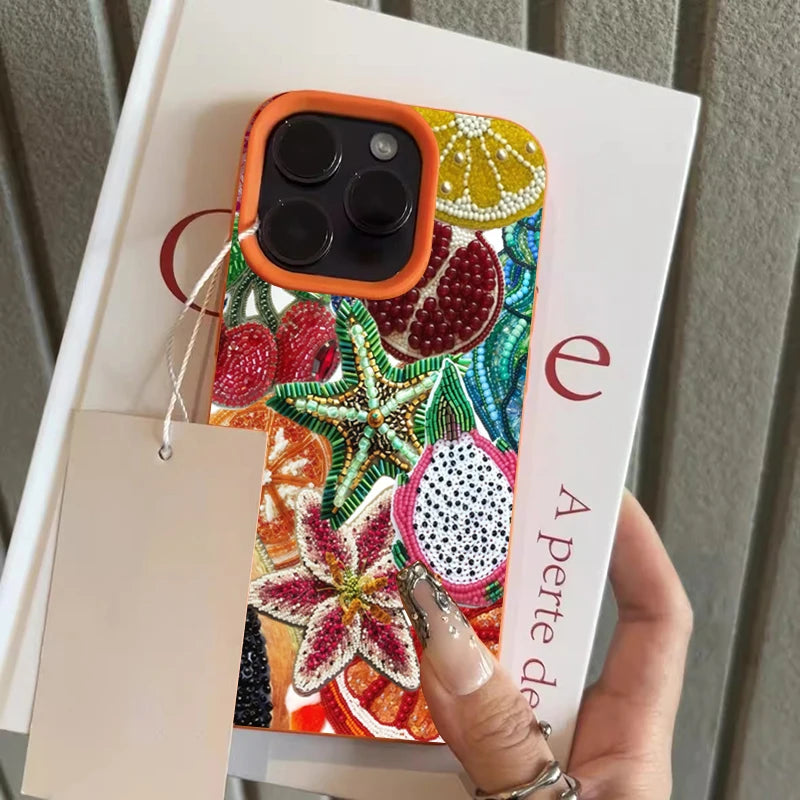 Retro Fruit Phone Case for iPhone - Slim Shock-Absorbing Cover 5 Tidesmit