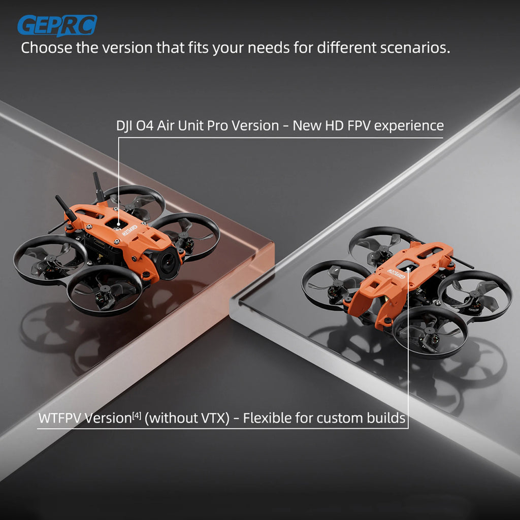 GEPRC DarkStar16 1.6 Inch FPV Freestyle Drone – O4 Pro System Tidesmit
