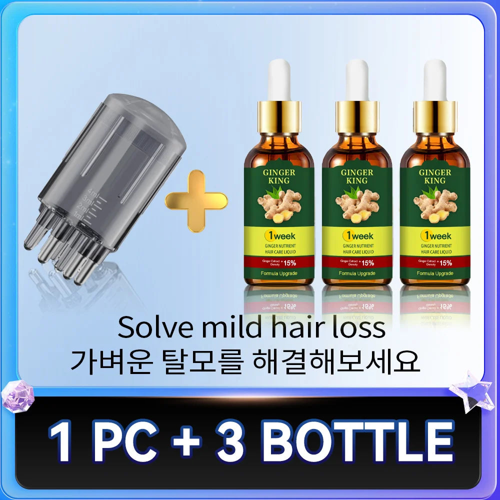 Hair Growth Serum - Root Activation & Density Treatment | Tidesmit Relaxation Treatment 1PC with 3bottles Tidesmit