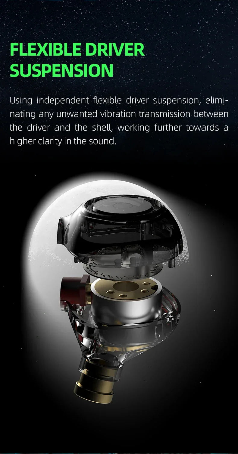 Shanling MG800 In-Ear Monitors | Dual Dynamic Drivers | Tidesmit Tidesmit