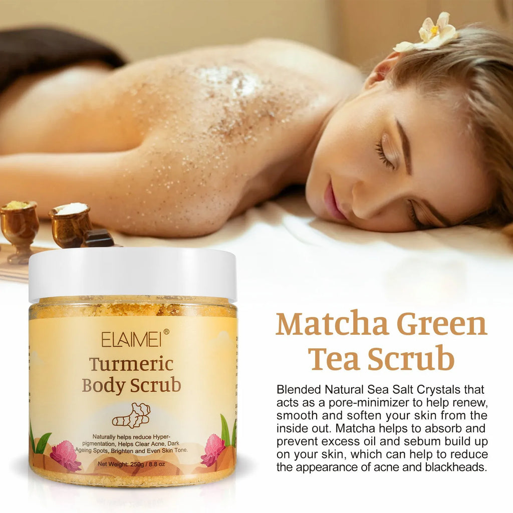 Matcha Body Scrub - Anti-Oxidant Skin Exfoliator by Tidesmit Scrubs Treatments Tidesmit