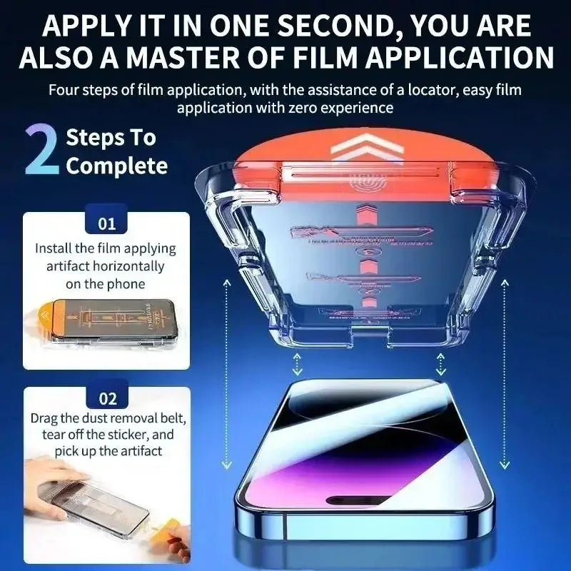 iPhone 17 Screen Protector - 3 Pack Tempered Glass Anti-Scratch Film Tidesmit