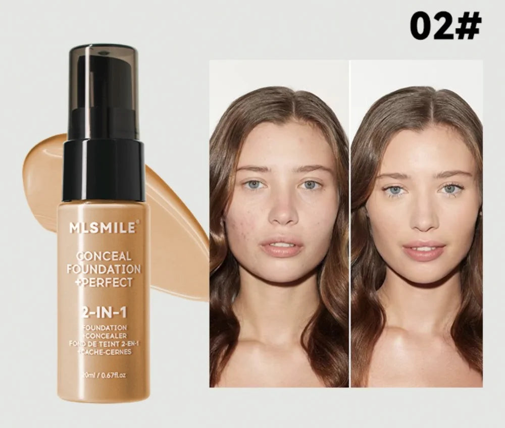 Tidesmit matte liquid foundation for oil control and long-lasting concealer coverage in professional face makeup
