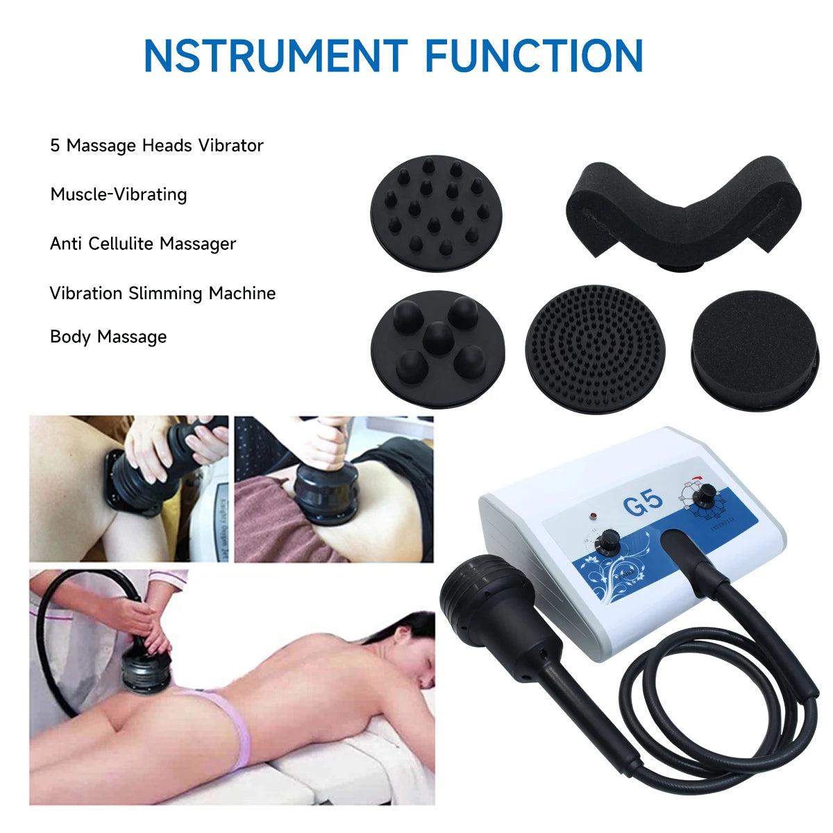 G5 Vibrating Body Slimming Machine for Deep Tissue Muscle Relief Body Shaping Massage Equipment Tidesmit