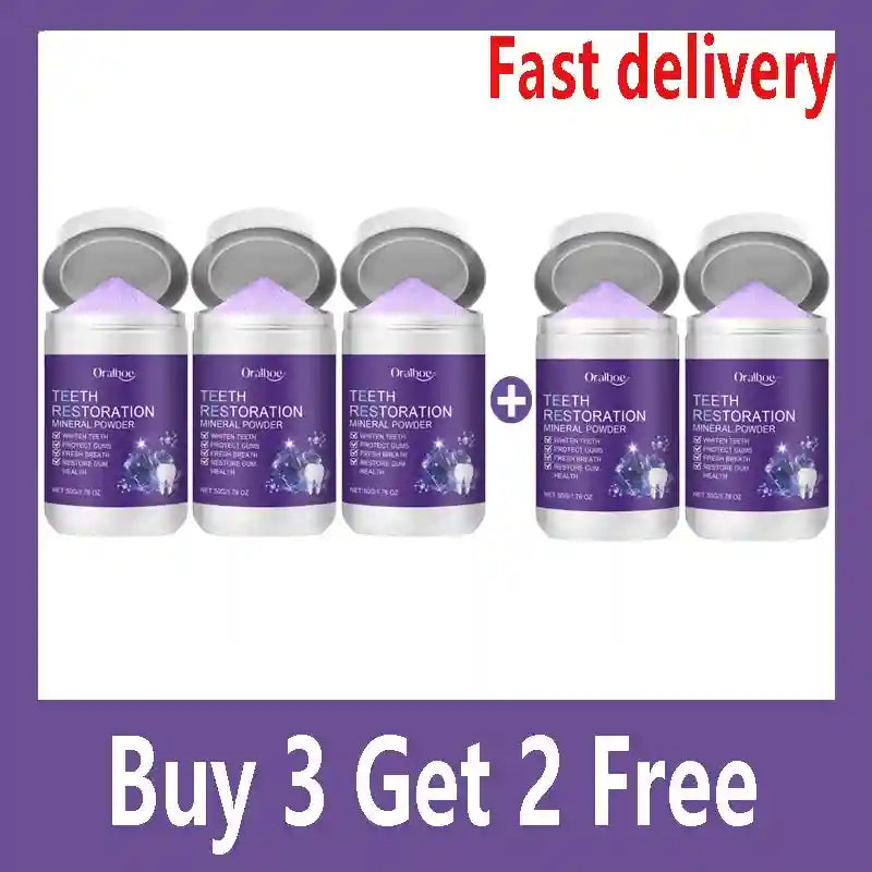 Tidesmit Teeth Restoration Mineral Powder for natural teeth whitening and enamel strengthening