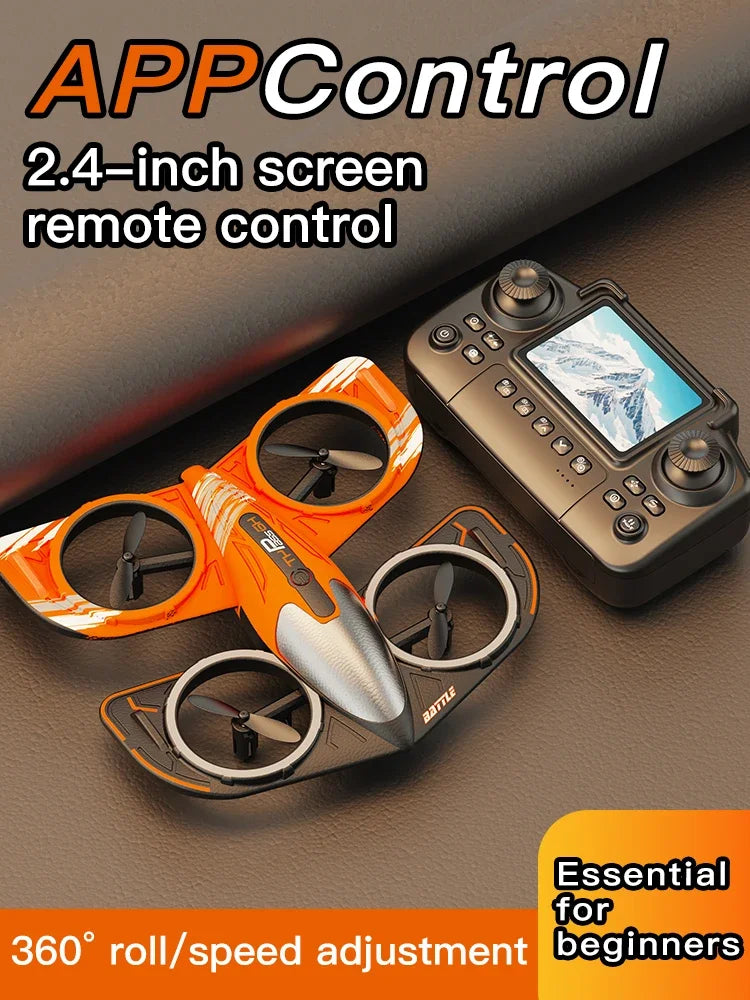 Foldable Camera Drone - Beginner RC Quadcopter with Obstacle Avoidance Tidesmit