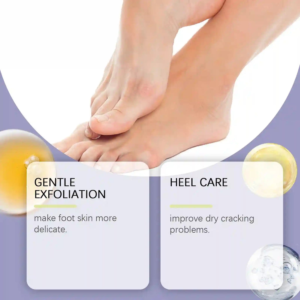 Bamboo Charcoal Foot Scrub for Dead Skin Removal - 120g Natural Exfoliant Scrubs Treatments Tidesmit