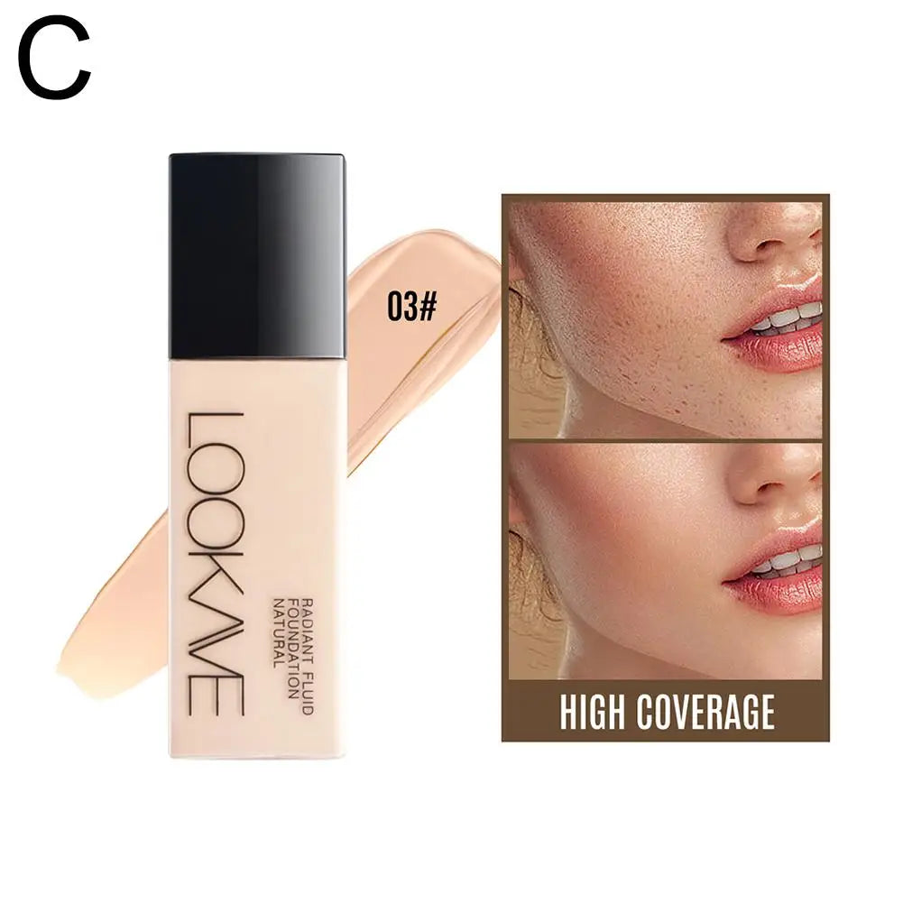 Tidesmit long lasting full coverage matte liquid foundation texture swatch for flawless face makeup application