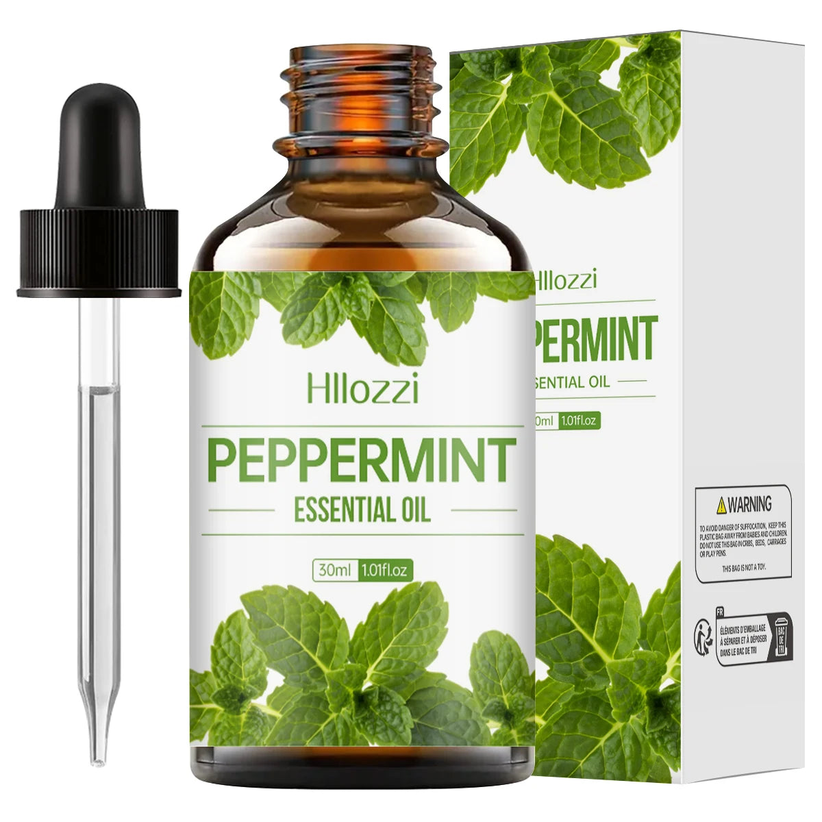 Tidesmit peppermint essential oil for aromatherapy, candles, and car diffusers, hydrating and multifunctional.