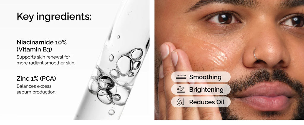 30ml Hyaluronic Acid 2% + B5 & Niacinamide 10% + Zinc 1% Facial Serum Hydrating Skin Care For Smooth Soft Hydrated skincare set