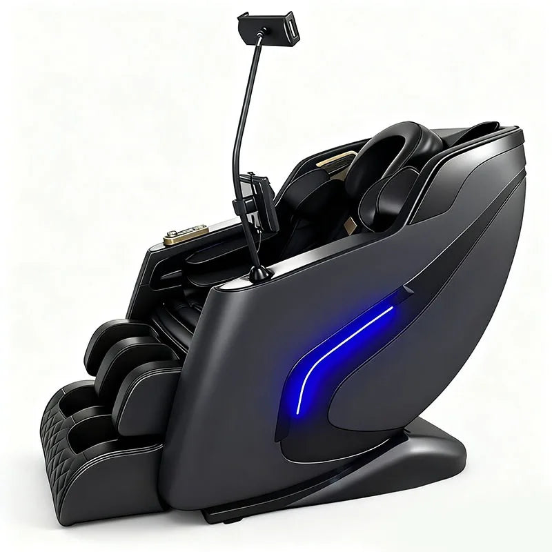 8D Zero Gravity Full Body Shiatsu Massage Chair - Beige or Black Massage Chairs Tidesmit
