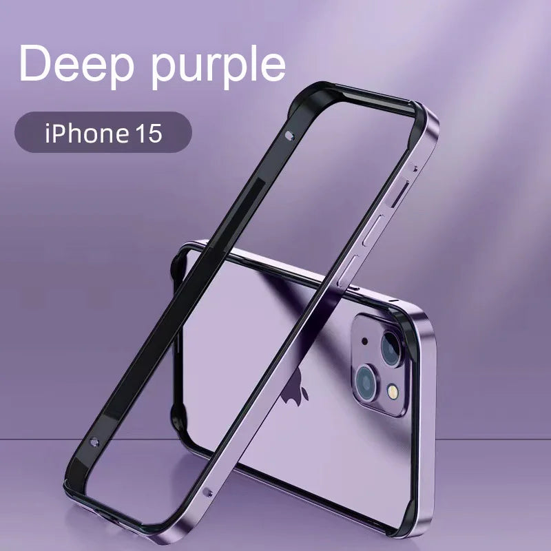 iPhone 17 Aluminum Bumper Case - Slim Military-Grade Metal Frame Tidesmit
