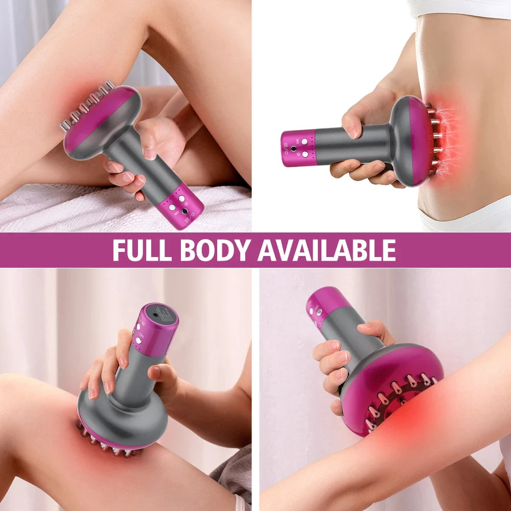 Electric Gua Sha Tool - Rechargeable Body Massager for Stress Relief Relaxation Treatment Tidesmit