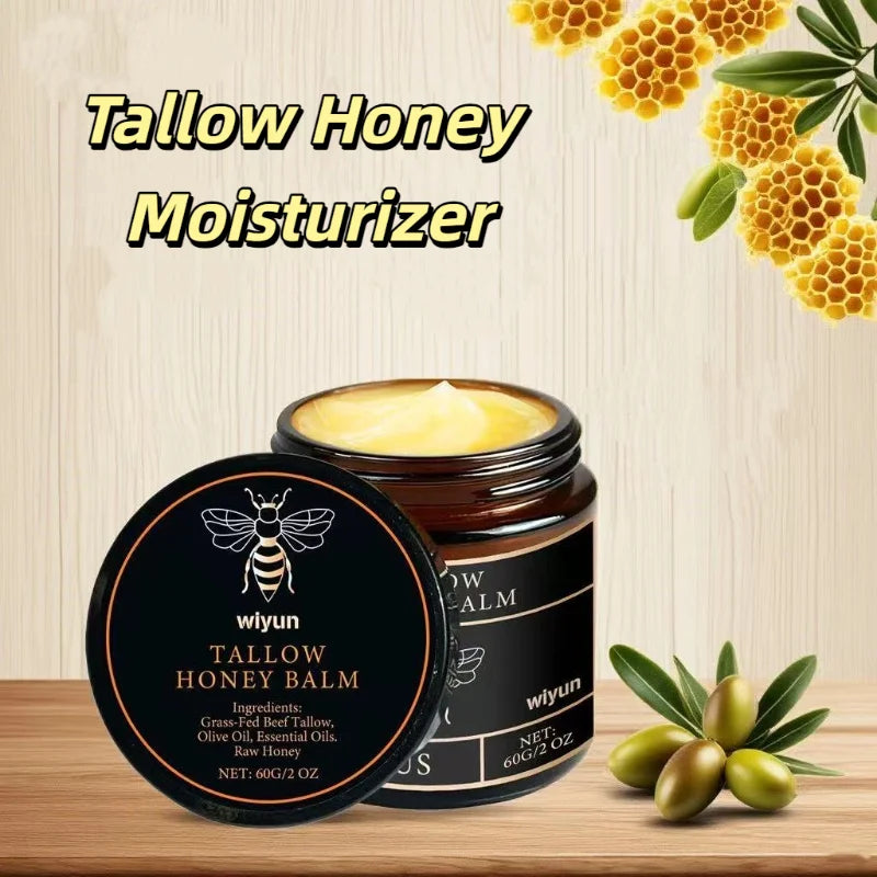 1/3/5pcs Beef Tallow Honey Cream Brand Facial Care Moisturizing Smooth Skin Light Non-greasy Cream Gentle Hydrating Moisturizer
