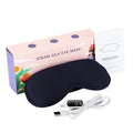 Heated Eye Massager Mask for Stress Relief - Portable Wellness Device Relaxation Treatment black Tidesmit