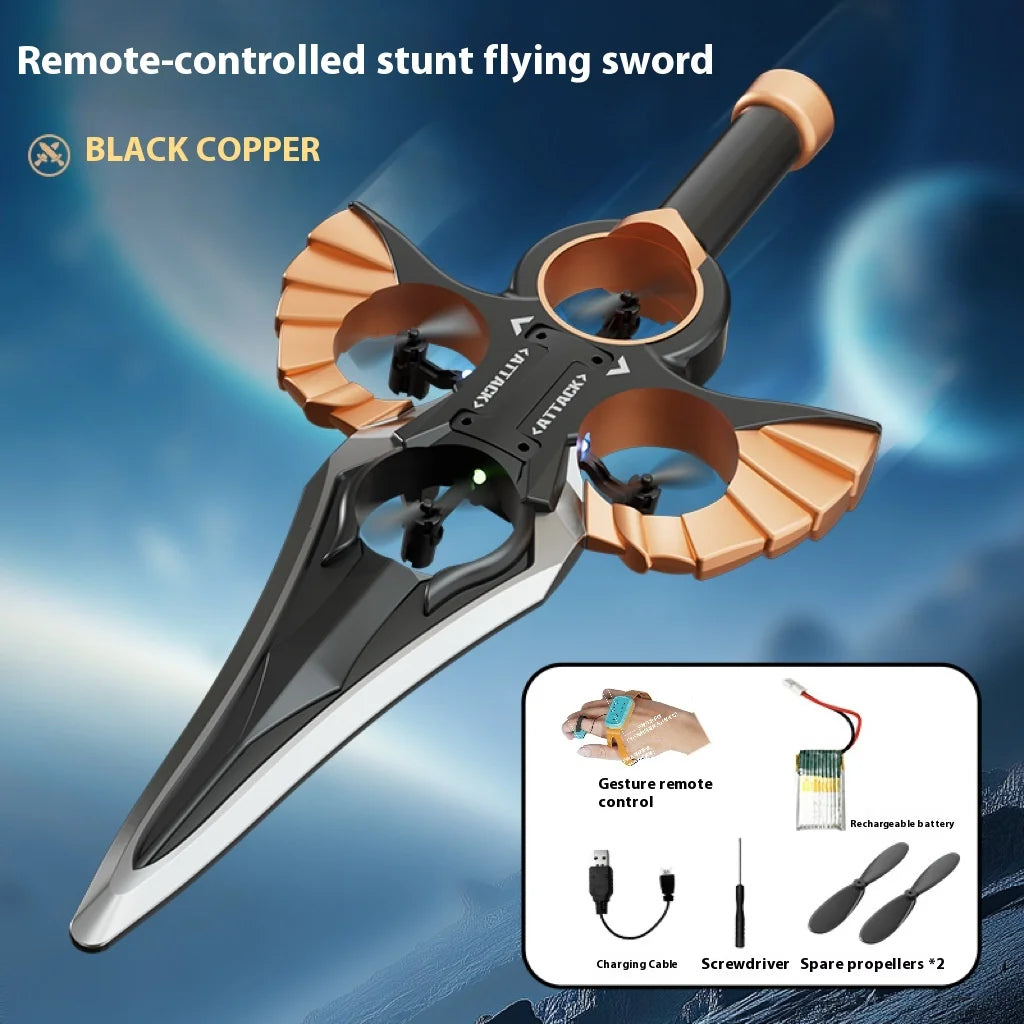 Gesture Controlled Flying Sword Drone with Remote Control Gesture style B Tidesmit