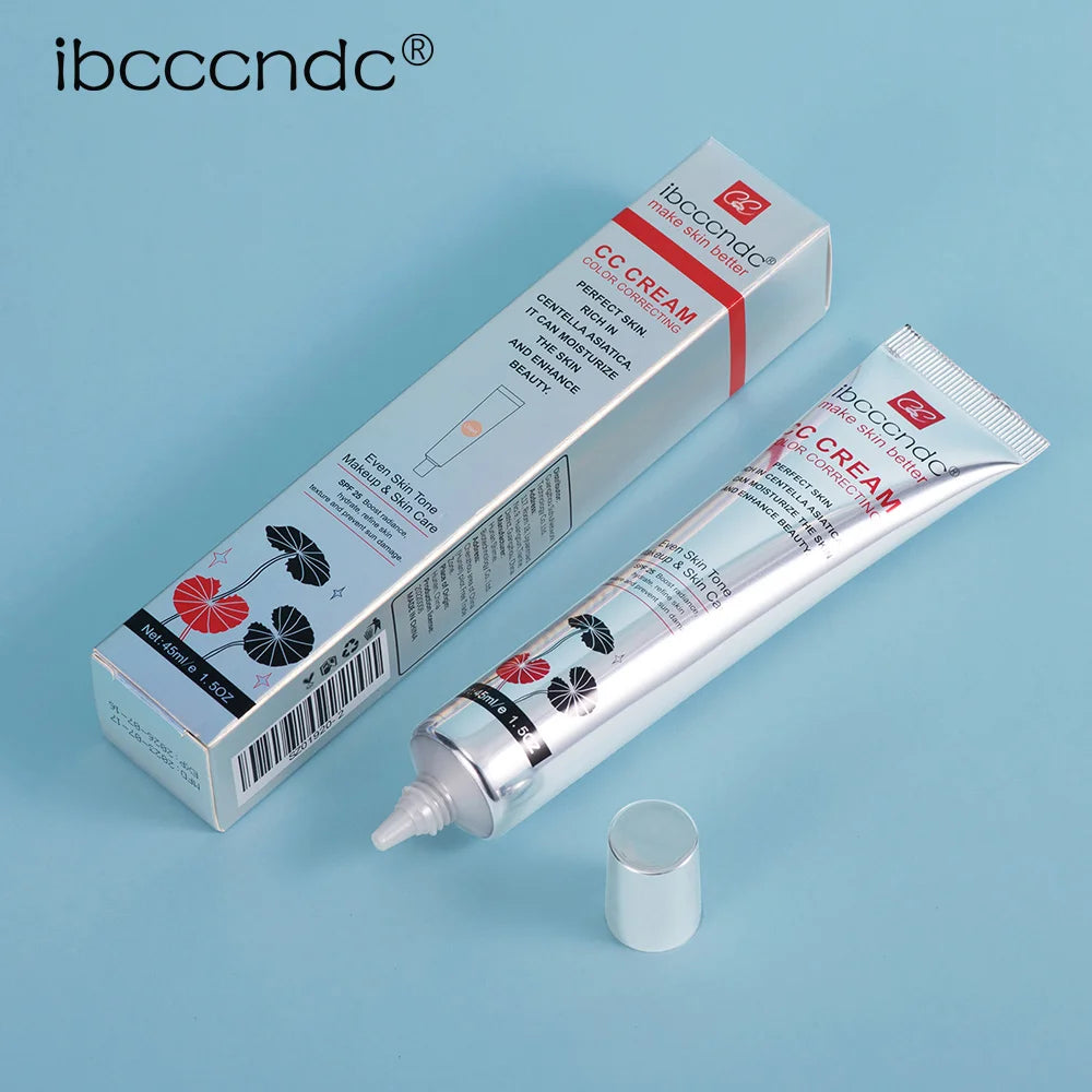 Tidesmit waterproof CC cream texture close-up for moisturizing skin correcting and long lasting sweatproof makeup