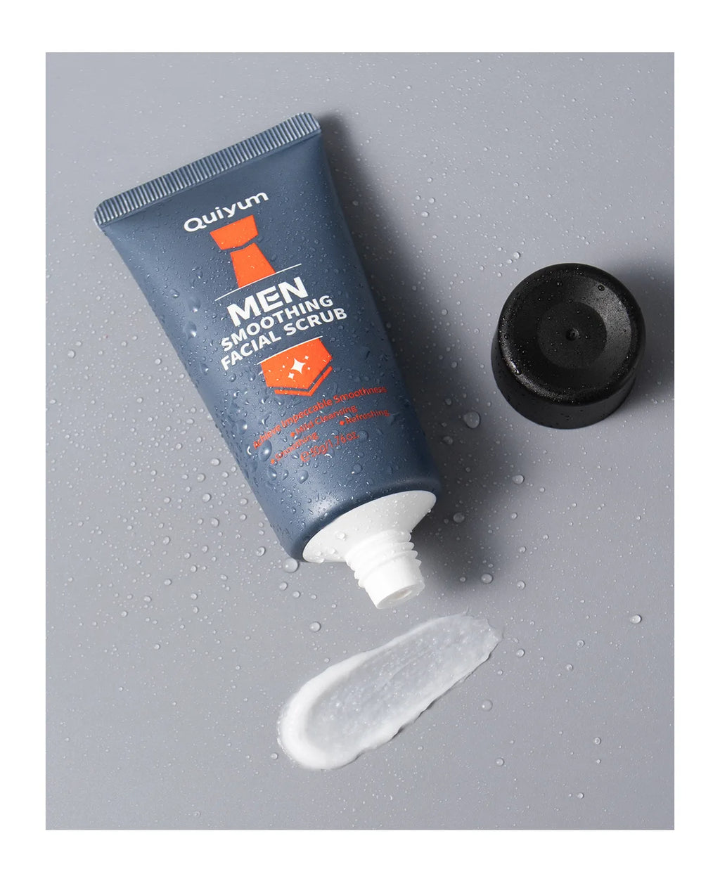 Mens Facial Scrub Exfoliator - Deep Pore Cleanser with Natural Extracts 50g Scrubs Treatments Tidesmit