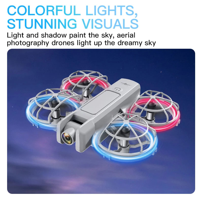 Mini Camera Drone - Optical Flow Control & Foldable Design Tidesmit