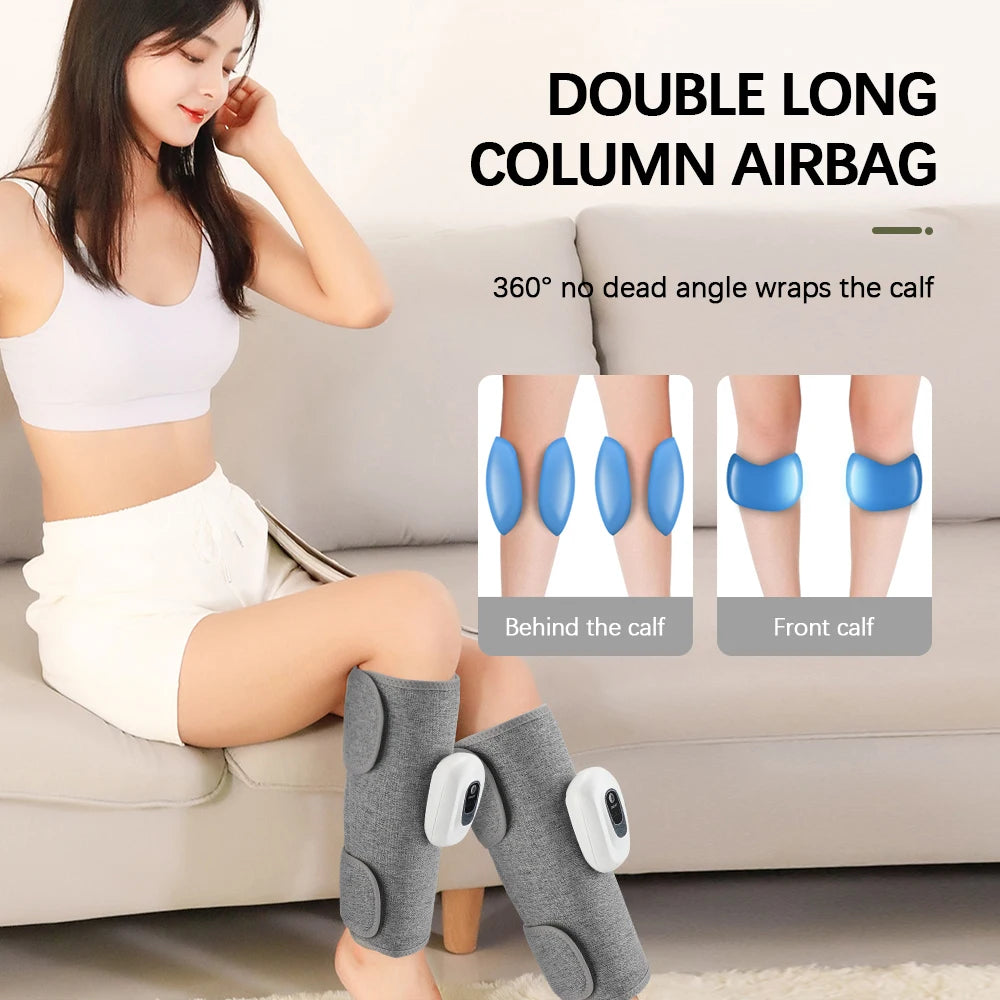 Electric Calf Massager with Heat – Rechargeable Wireless Muscle Relief Body Shaping Massage Equipment Tidesmit