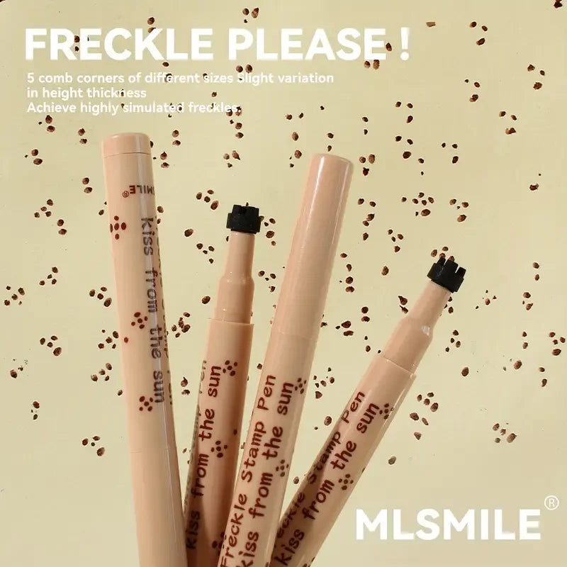 Tidesmit waterproof fake freckles pen for natural dot spots detail view long-lasting face makeup for all skin tones