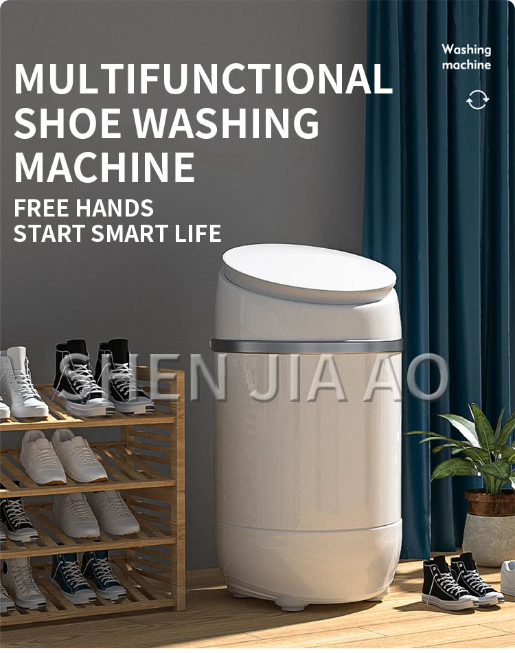 Tidesmit mini shoe washing machine for sneakers and slippers featuring automatic laundry drying and compact design