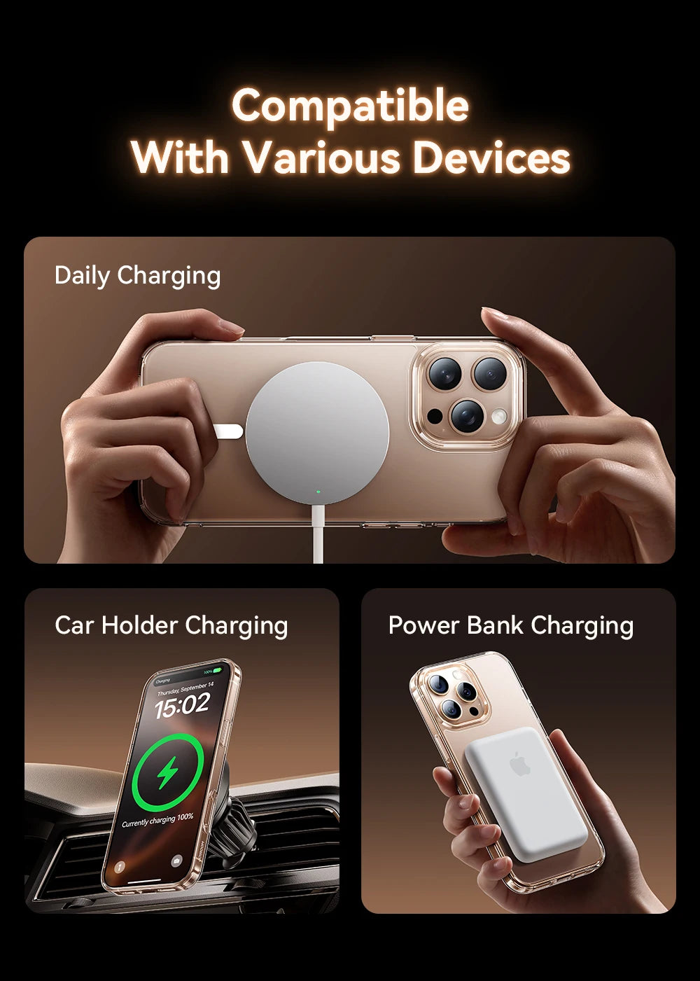 iPhone 17 Pro Max Magnetic Case | Shock-Absorbing Frosted Matte Cover Tidesmit