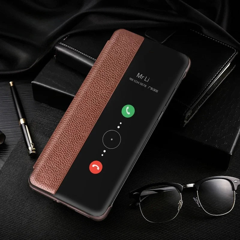Huawei Mate 30 RS Porsche Design Leather Case | Premium Slim Cover d Tidesmit