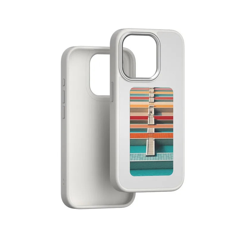 NFC Ink Screen Phone Case for iPhone | DIY Display & Drop Protection Tidesmit