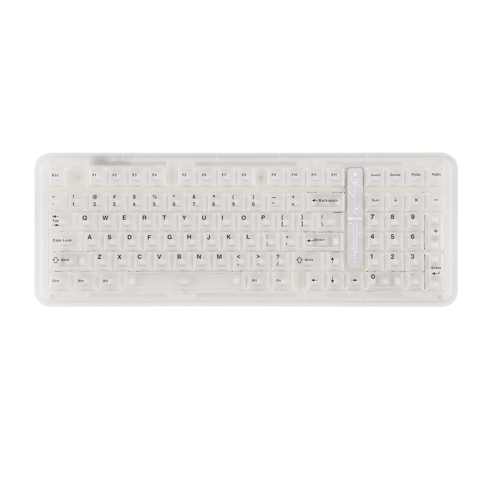 KiiBOOM Phantom98 Lite 96% ANSI US Layout VIA Programmable Gasket Wired/BT/2.4GHz Wireless Mechanical Gaming Keyboard 8000mAh