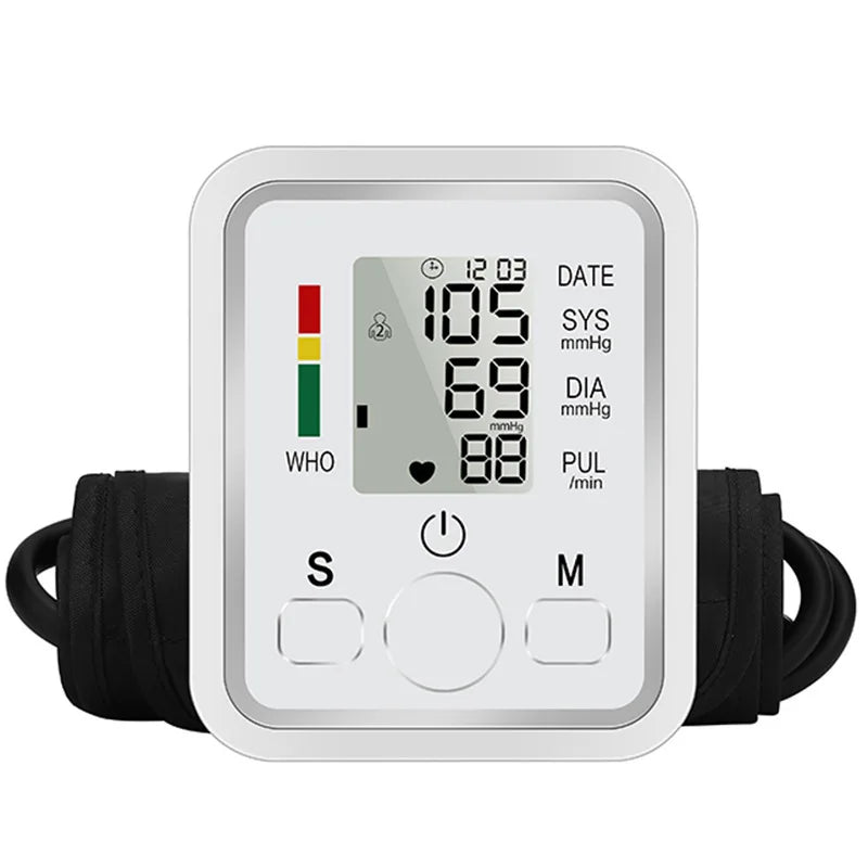 Digital Upper Arm Blood Pressure Monitor With Voice Upper Arm Sphygmomanometer