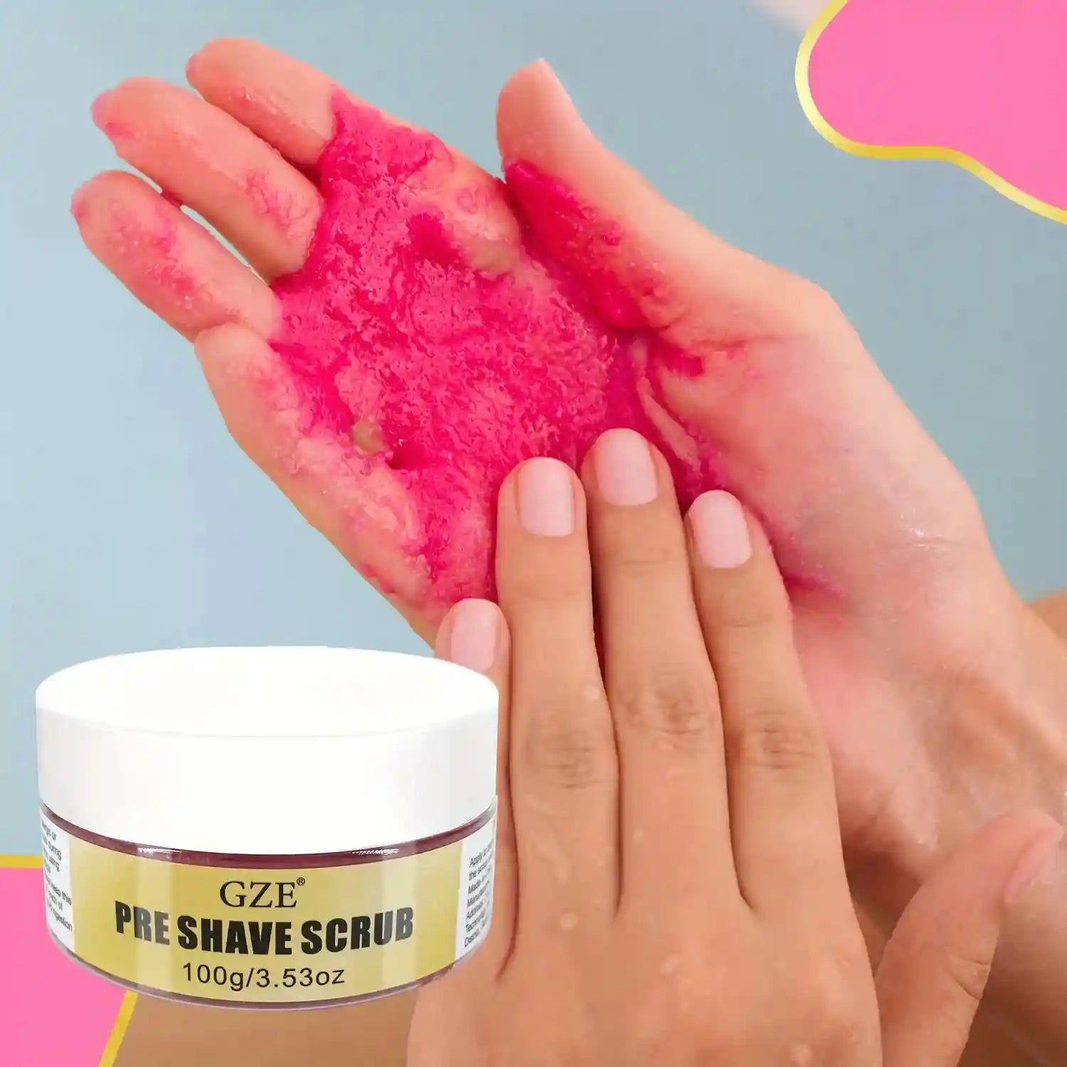 Bikini Area Exfoliator Scrub - Natural Ingrown Hair Treatment (GZE241) Scrubs Treatments Tidesmit