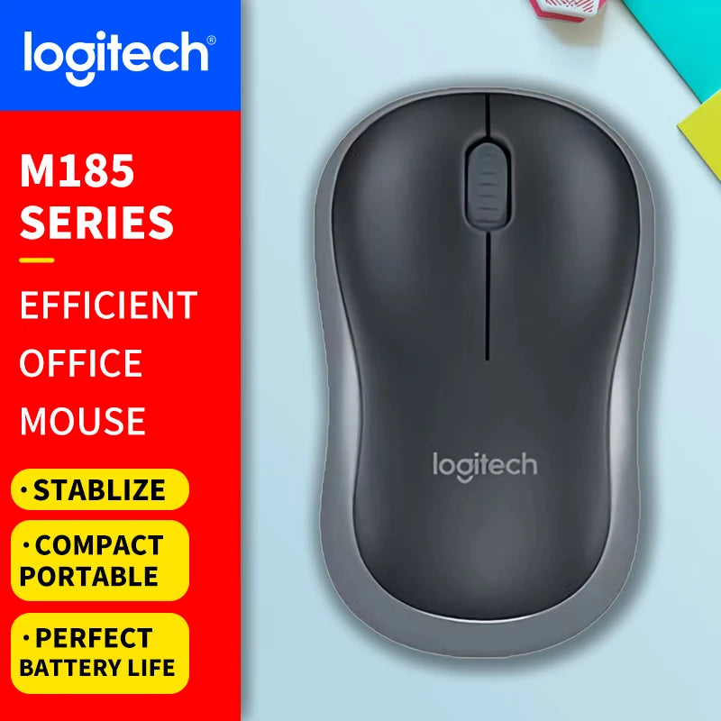 Logitech (M) Series Wireless Wired Office Mouse for Laptops, Quiet and Portable for Business and Home Use M650 M350 M350P M185