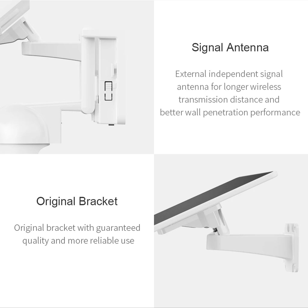XIAOVV 4G WIFI 6MP Surveillance Smart Security Camera Solar Charging IP65 Waterproof Human Tracking Full Color Night Vision